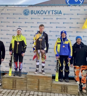 Спортсмени із Полтавщини завоювали п’ять медалей на VI етапі розіграшу Кубка України з гірськолижного спорту