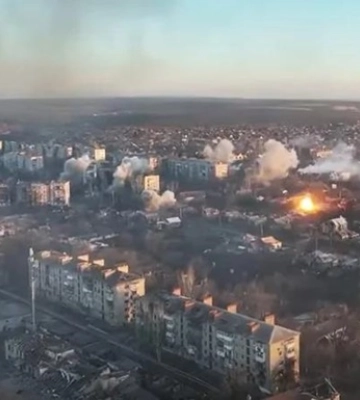 З&#039;явилося супутникове фото втрат РФ під Вугледаром