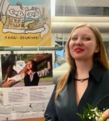 У Рівному відбулося відкриття виставки малюнків з котом Інжиром