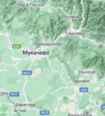 Поблизу Мукачева зафіксували землетрус магнітудою 3,3