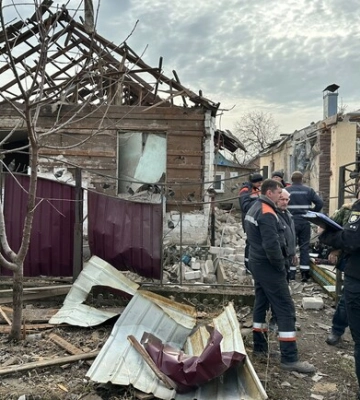 Полиция показала последствия обстрелов Днепропетровской области