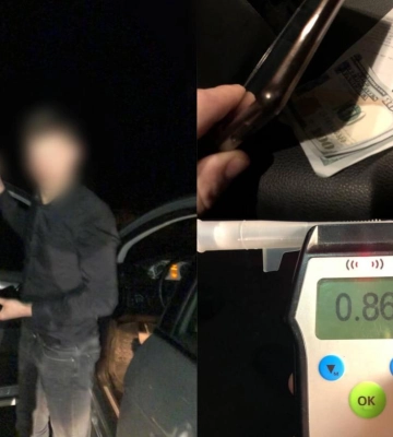 Хотів відбутися хабарем: поблизу Костополя серед ночі зупинили нетверезого водія