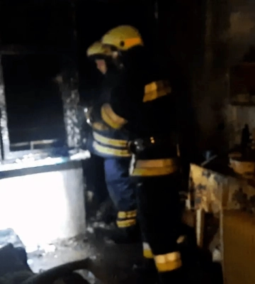 У Марганці пожежа охопила квартиру з сім&#039;єю всередині (ФОТО)