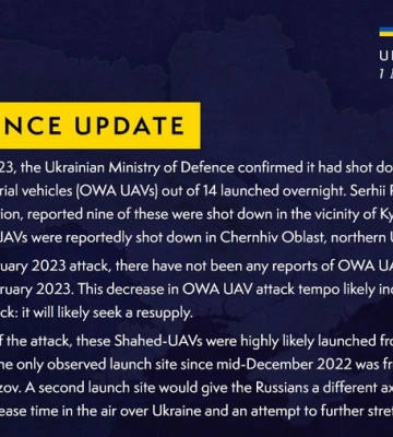 РФ запускає дрони з Брянщини, щоб більше загрожувати Києву — розвідка Британії