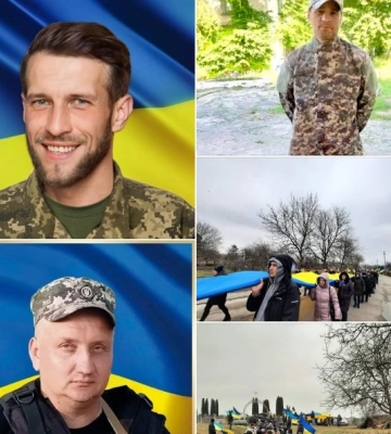 На Рівненщині попрощалися із трьома захисниками