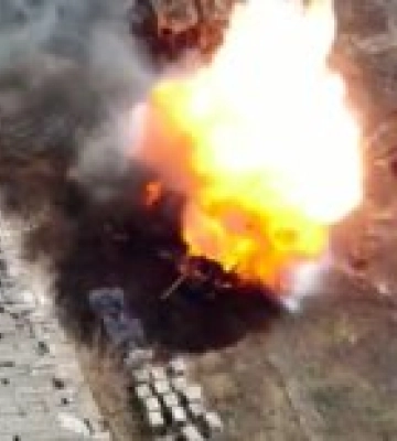 Угледар. Воины 72 бригады разнесли самоходный миномет особой мощности &quot;Тюльпан&quot; — видео