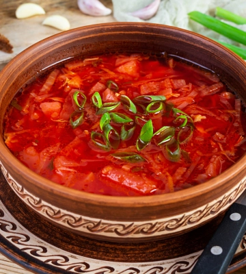 Гордость Полтавы. Как приготовить борщ с галушками