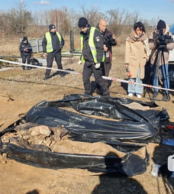 В Бородянке на Киевщине нашли новое захоронение гражданских, убитых россиянами