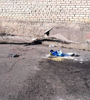 Армія РФ вдарила з дронів по Бериславському району — влучили в чергу людей, які стояли за гуманітарною допомогою