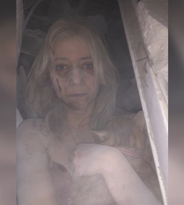 Мешканка Запоріжжя разом із котом провела під завалами зруйнованого будинку п&#039;ять годин