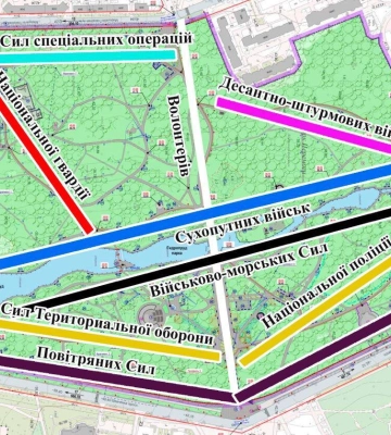 В Одесі пропонують назвати алеї у парку Перемогу на честь військових підрозділів