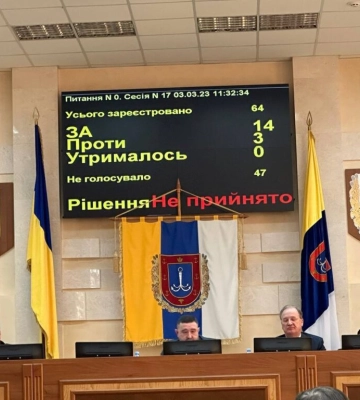 Депутати Одеської облради не підтримали проєкт звернення про заборону діяльності Московського патріархату