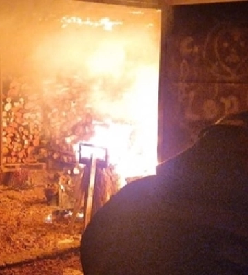 У Локачах вночі сталася пожежа 