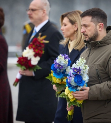 Зеленський у Львові зустрівся з президентом Латвії