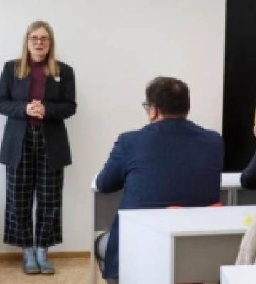 Польська літераторка Анна Насіловська прочитала лекцію луцьким студентам
