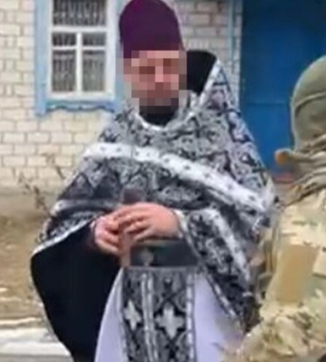 СБУ затримала священника Московського патріархату, який збирав розвіддані про оборону Сумщини