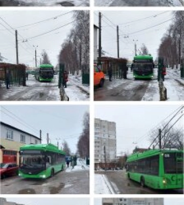 Житомирське ТТУ побудувало нову лінію для виїзду тролейбусів з депо на вулицю Космонавтів