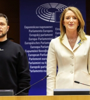 Зеленський зустрівся з президенткою Європарламенту у Львові, Стефанчук – у Києві