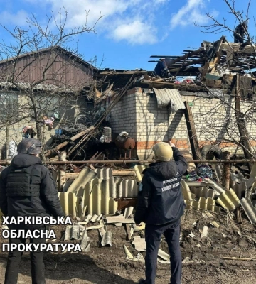 По селу на Харківщині вдарив безпілотник: поранено чоловіка