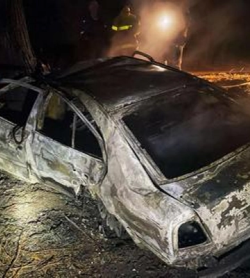 ДТП на Полтавщині: у згорілому авто виявили тіла трьох людей