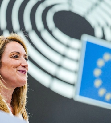 Зеленский встретился с главой Европарламента, которая прибыла в Украину