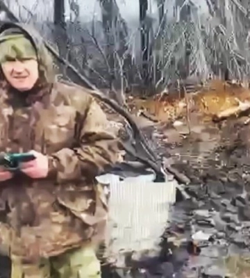 Прикордонники на Харківщині вирахували позиції росіян за допомогою їхнього ж дрона (ВІДЕО)