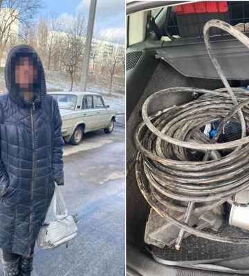 В Харькове женщина вырезала силовой кабель в подвале многоэтажки