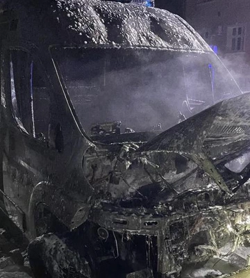 У Польщі підпалили карети швидкої допомоги, призначені для українських госпіталів