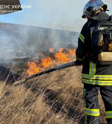 На Одещині сталася масштабна пожежа