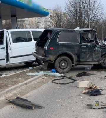 У Полтаві на Героїв АТО зіткнулися дві автівки