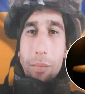 Із прикордонником Максимом Свириденком, який загинув у березні минулого року, попрощалися на Чернігівщині. ФОТОрепортаж