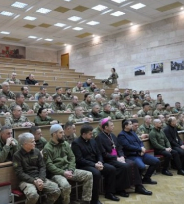 На Київщині відбулися перші військові навчання для капеланів