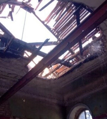 У Куп’янську ліквідували пожежу у будівлі залізничого вокзалу