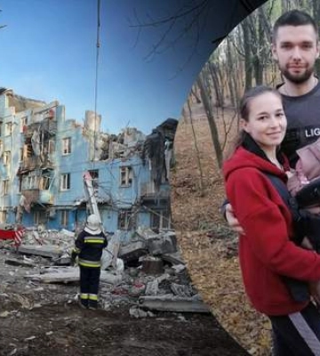 Что известно о семье с 8-месячной дочкой, которая погибла под завалами в Запорожье