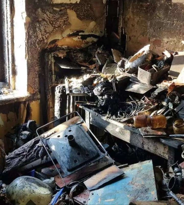 У Дніпрі на пожежі загинув чоловік