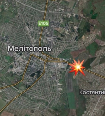 По меньшей мере дважды: в оккупированном Мелитополе прогремели взрывы