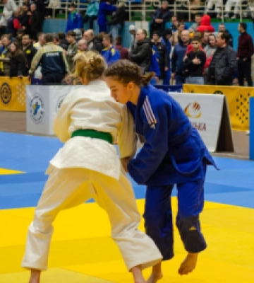 Дзюдоїсти Львівщини Ольга Цімко та Данило Федорик стали чемпіонами України