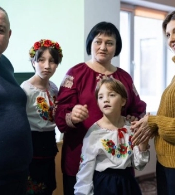 Зеленська відвідала дитячий будинок сімейного типу на Львівщині