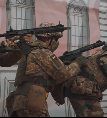 Неподалік Рівного облаштували місце, де військові вчаться зачищати вулиці  (ВІДЕО)