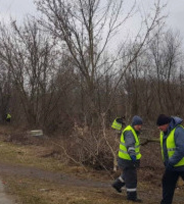 В Буче озеленяют наиболее поврежденную российскими оккупантами улицу