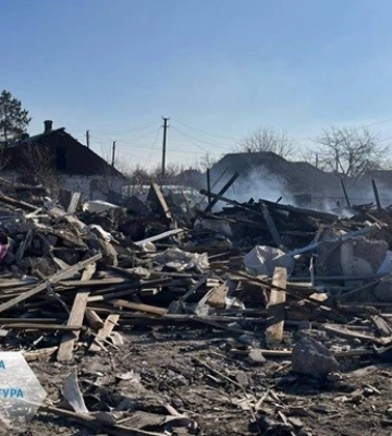 Ракетний удар та обстріл у Донецькій області: один загиблий та п&#039;ятеро поранених