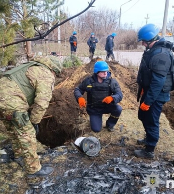 В Запорожье уничтожили боевую часть российского дрона-камикадзе: видео