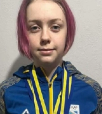 Юна плавчиня з Вараша – бронзова призерка чемпіонату Рівненщини