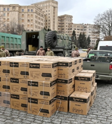 Захисникам Харківської області передали генератори 