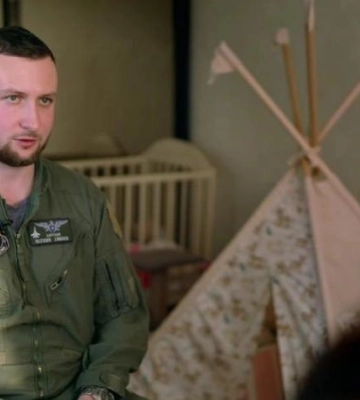 Пілот з Полтавщини знявся у британському фільмі про війну в Україні
