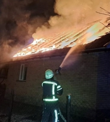 На Любомльщині сталася пожежа в дерев&#039;яній господарській споруді
