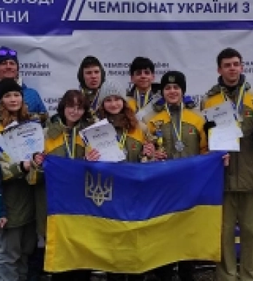 Луцька збірна перемогла на Чемпіонаті України з лижного туризму