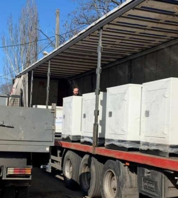В Одеську область доставили партію потужних генераторів