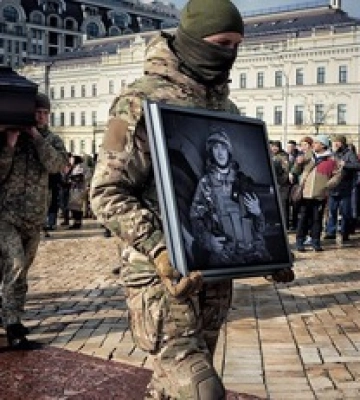 В Киеве прощаются с молодыми разведчиками, погибшими на Брянщине: фото и видео