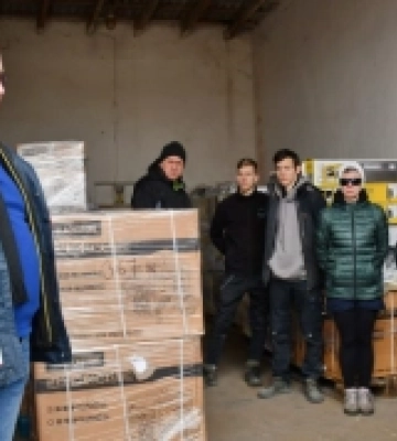 Мальтійська служба допомоги передала ужгородським школам генератори та електрообігрівачі